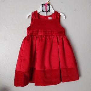 Carters girls red dress 12 months